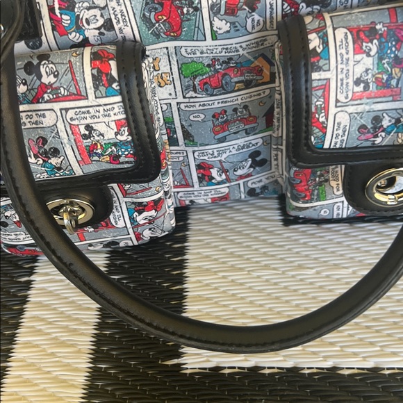 Comic Print old Micky Mouse & Mini Mouse Classic Women's Purse ”1 f X 8” inch - Picture 4 of 8